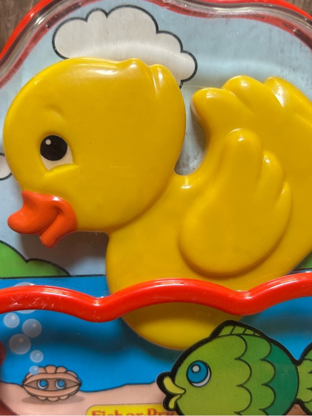 Vintage Fisher Price Musical Quacking Duck Wind-Up Hanging Crib Toy WORKS 1995 - Picture 4 of 6
